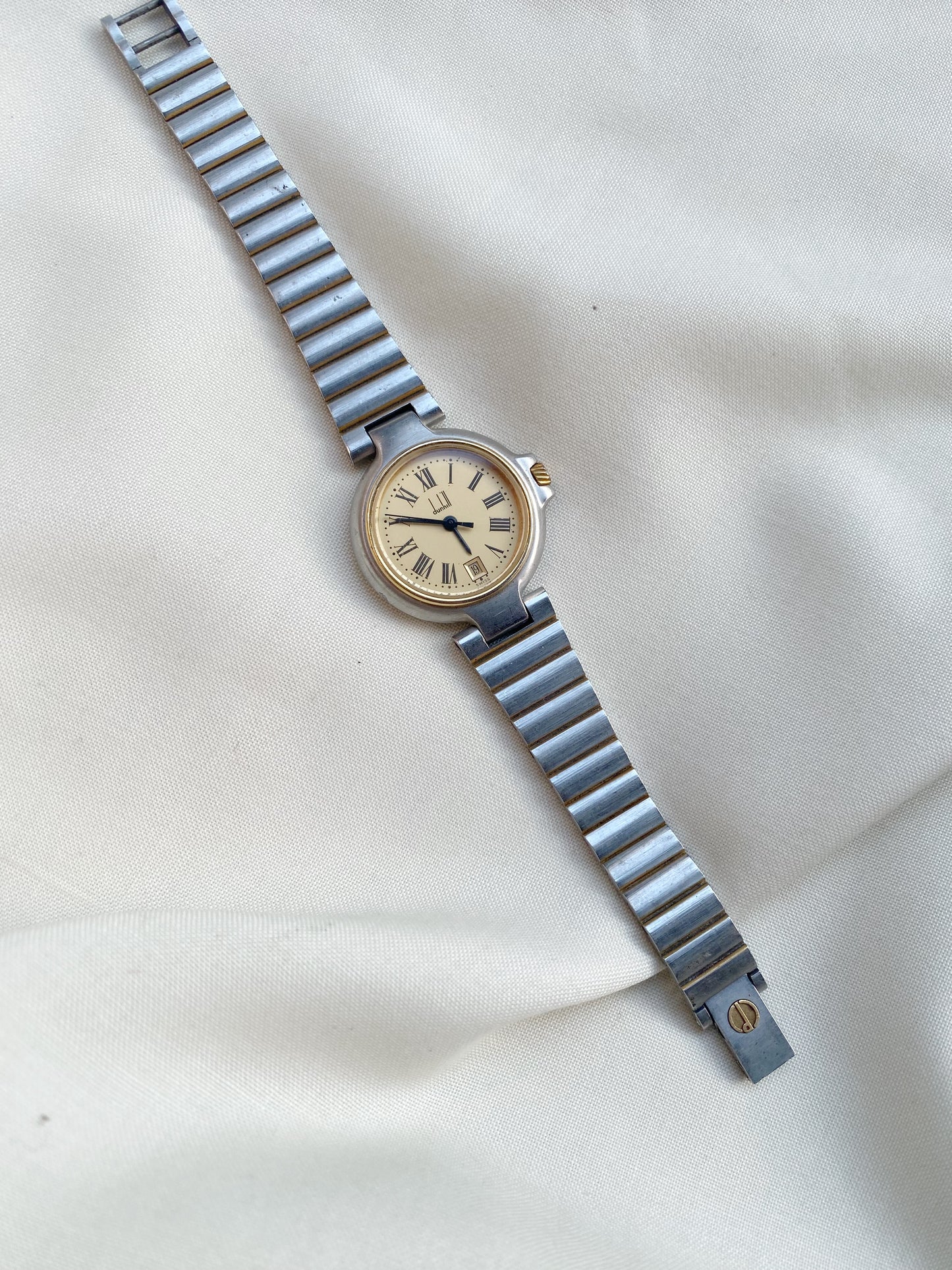 Vintage Alfred Dunhil Milenium Two tone Women’s watch; Datejust, Swiss made