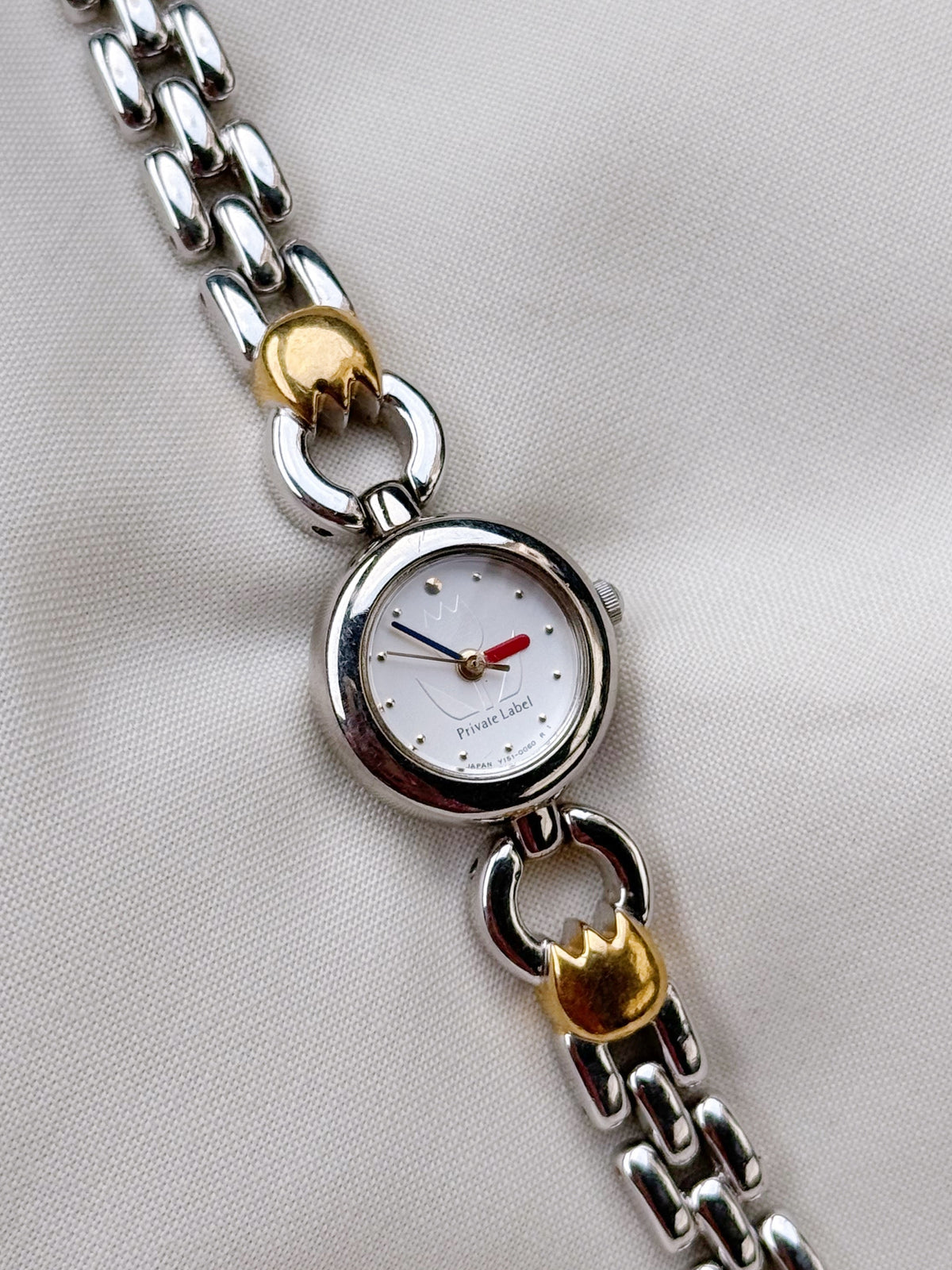 Private label two tone vintage watch