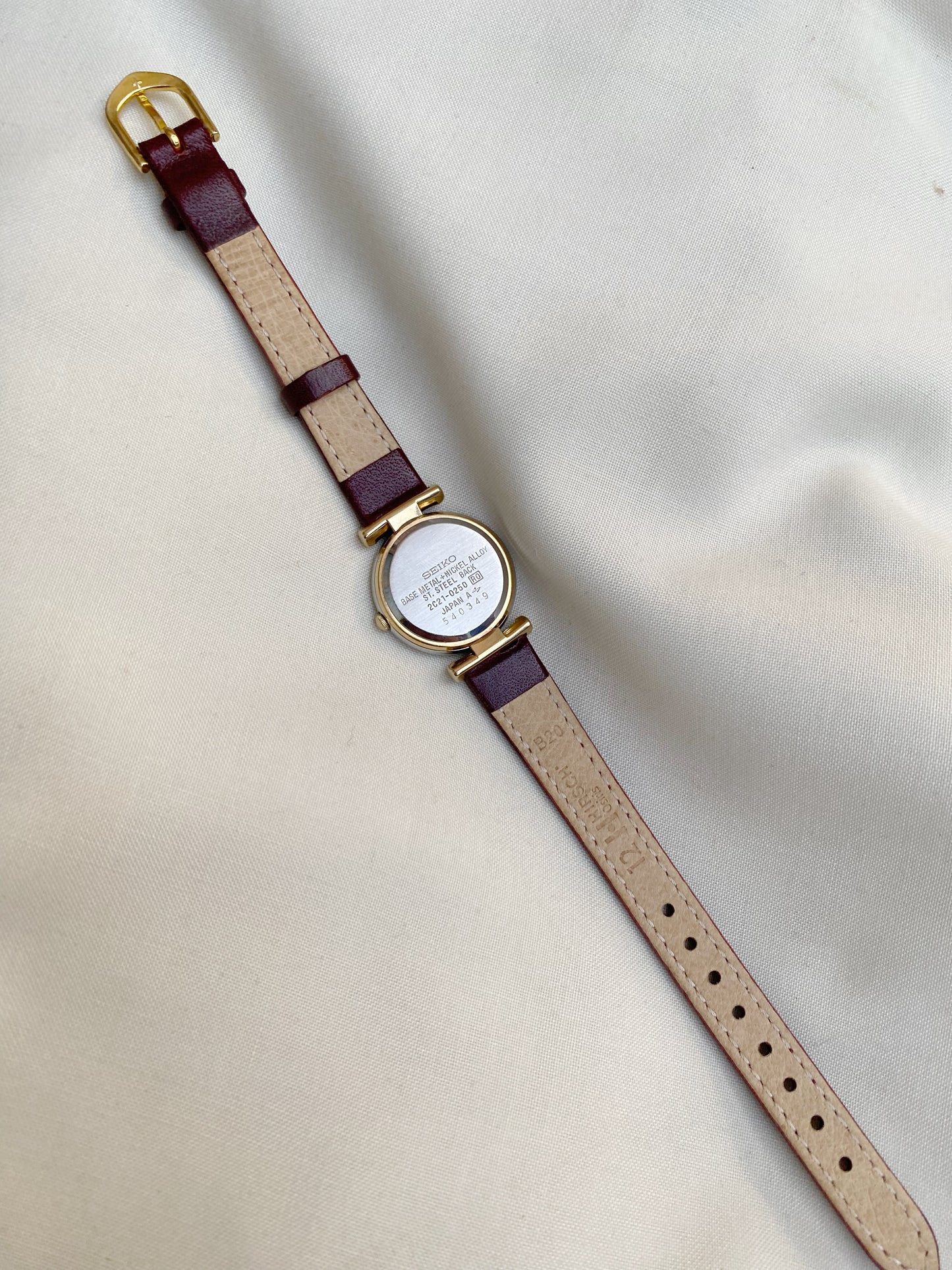 Seiko Rare leather strap watch