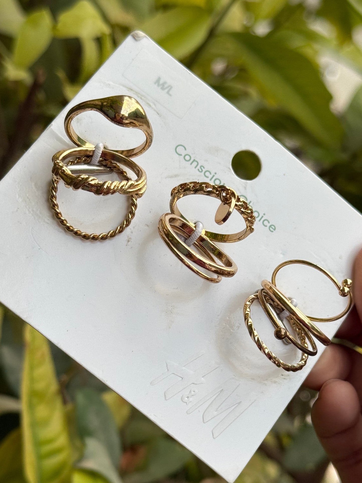 H&M Chunky rings