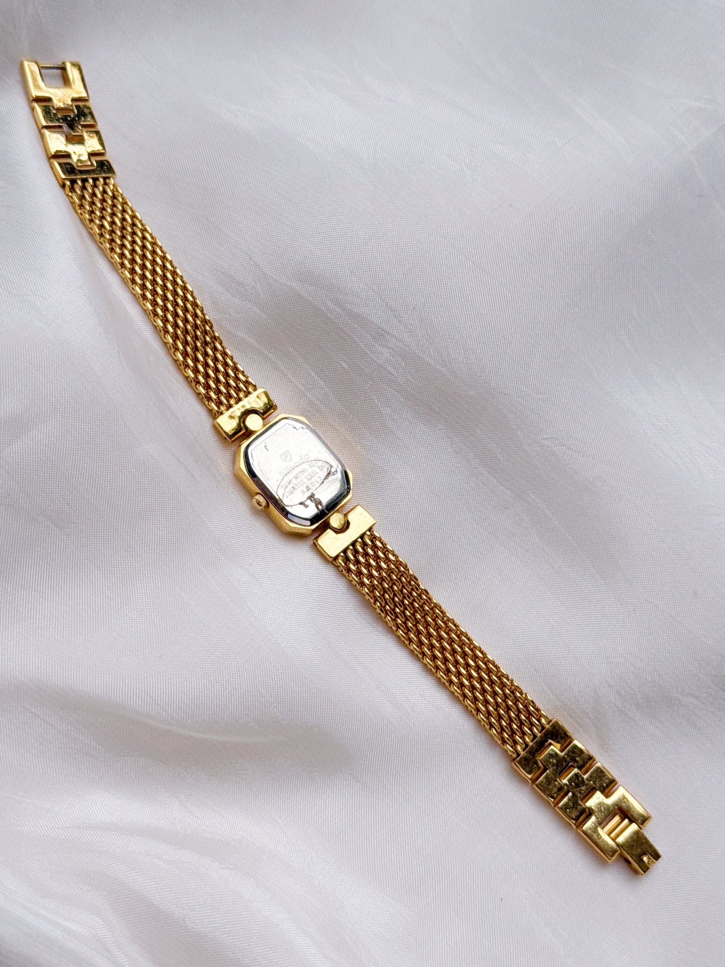 Vintage Nivada Mesh Chain Bracelet Gold plated women’s watch