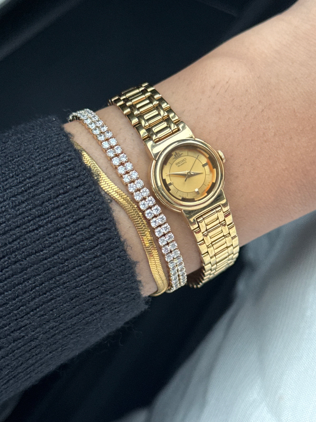 Vintage Rare Gold plated Seiko Watch