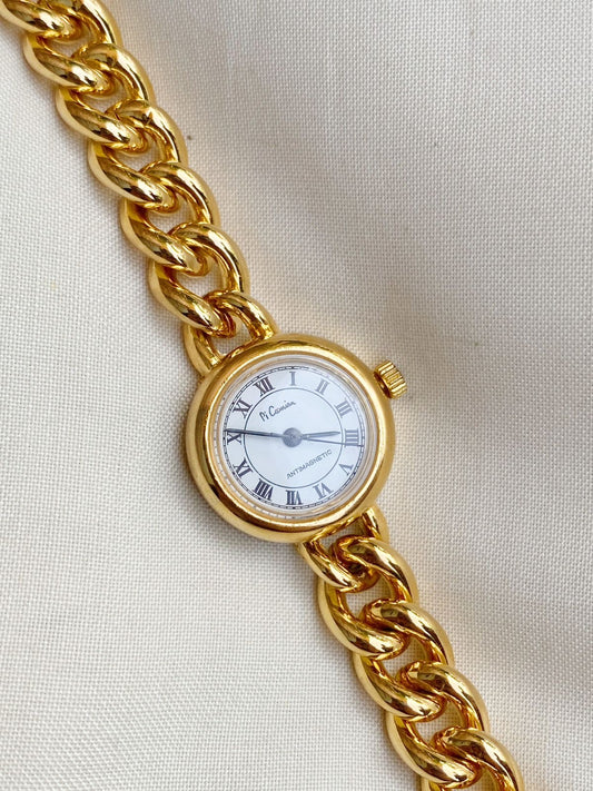 Vintage Pi camian curb chain watch
