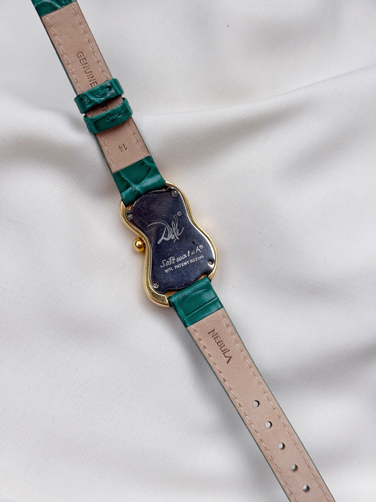 Vintage Salvador Dali Exaequo Softwatch; Unisex Rare Gold plated watch