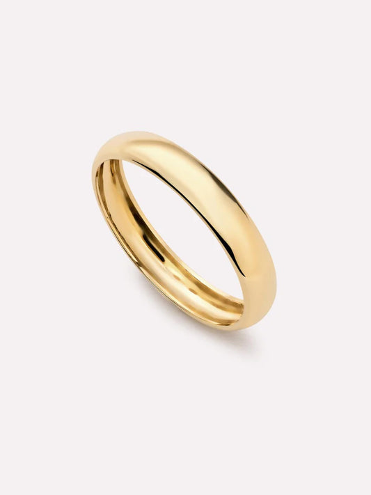 Plain Gold Plated Band Ring