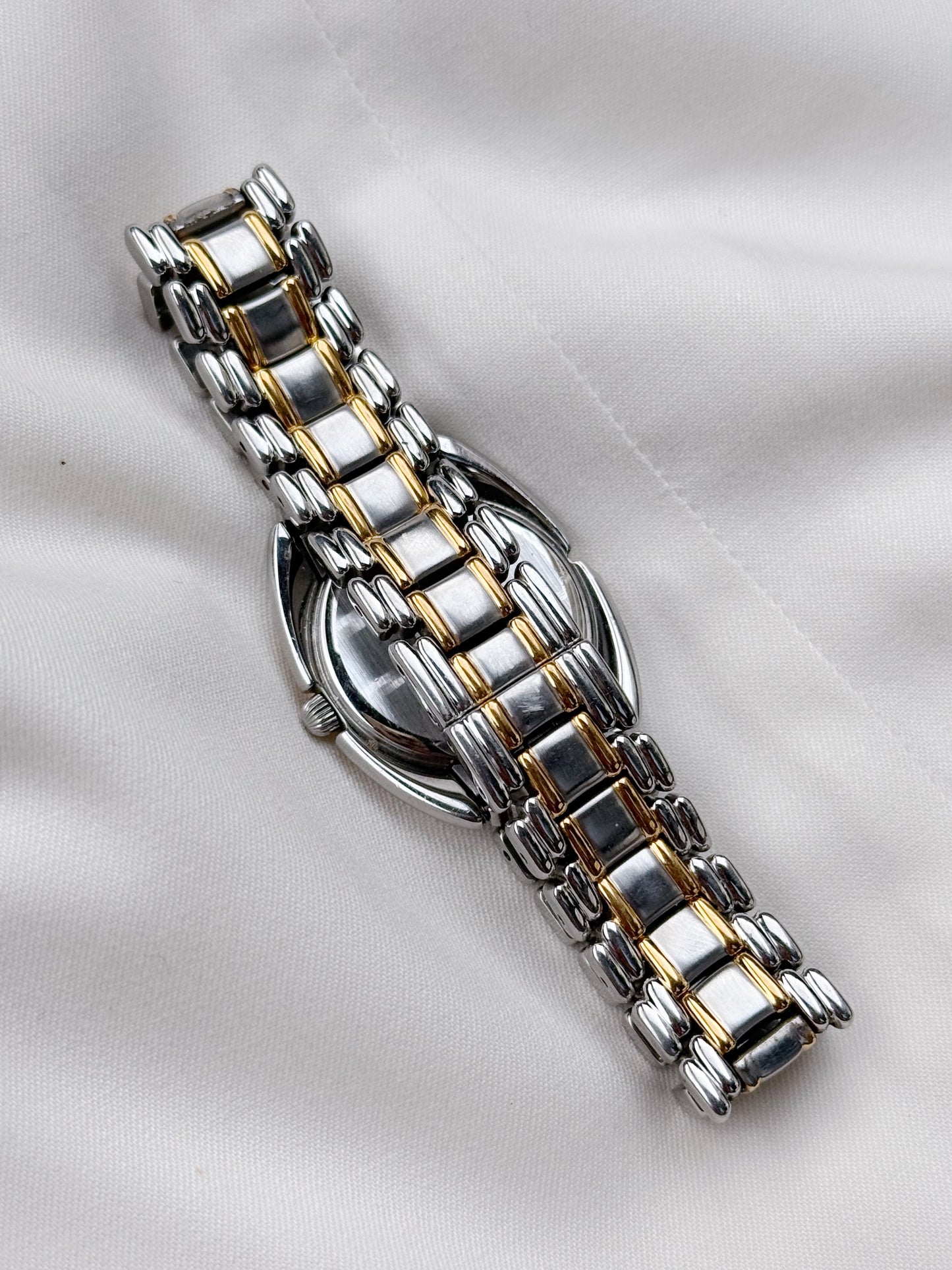 Vintage Kenzo Paris two tone watch for women