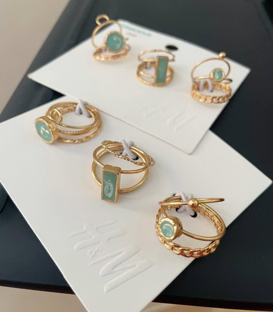 H&M Stone rings