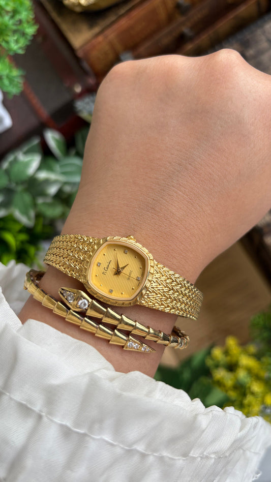 Vintage Pi camian Gold tone watch