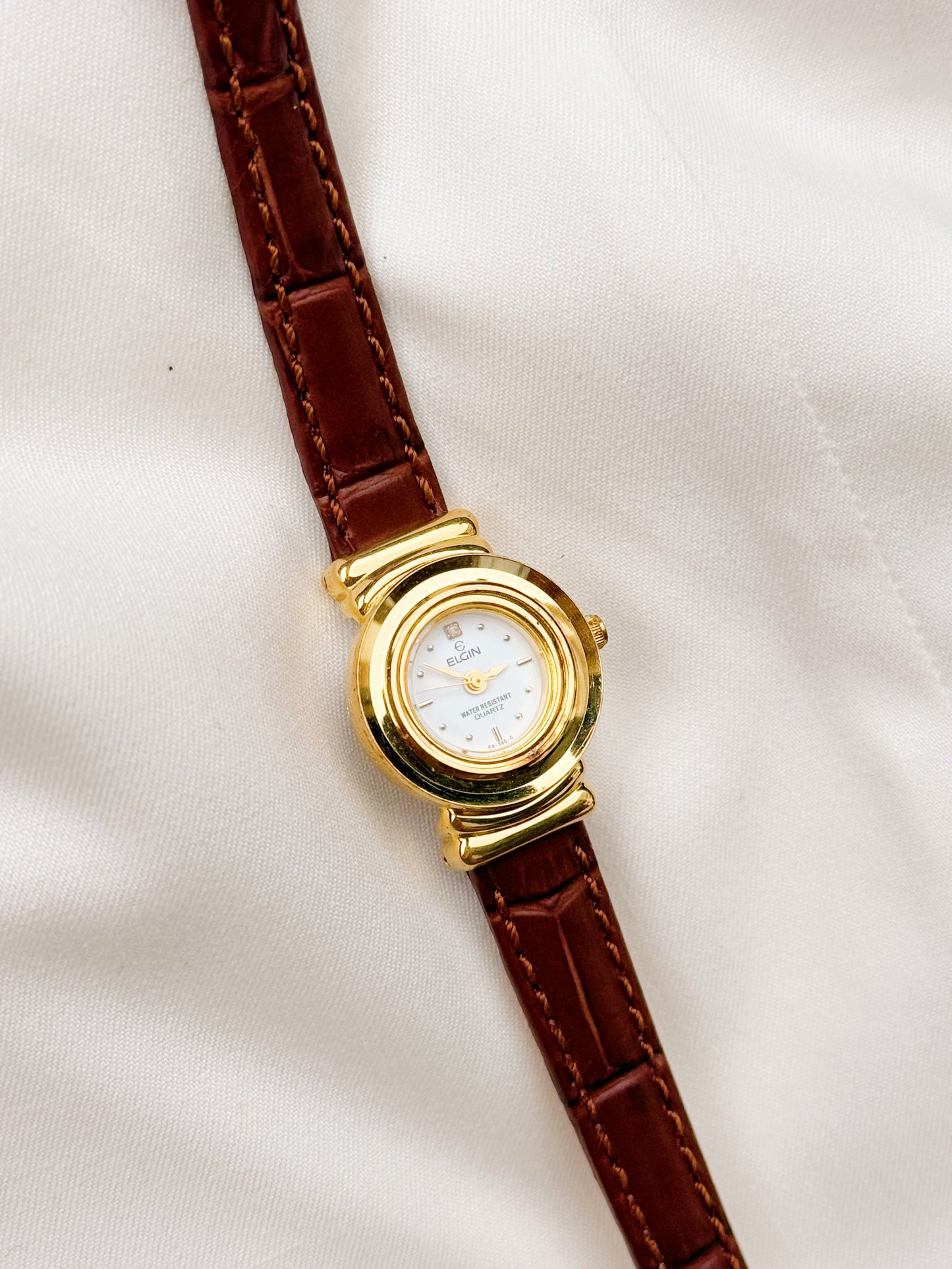 Anne Klein Rare small dial leather strap watch