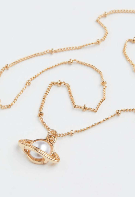 H&M planet pearl necklace