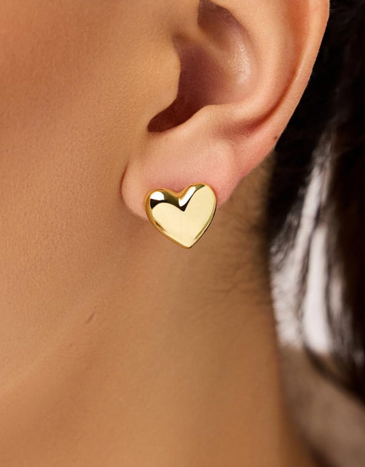 Heart studs