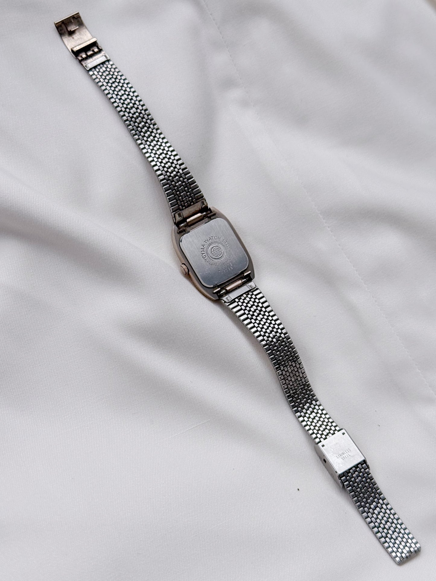 Vintage Cyma Swiss tank watch for women