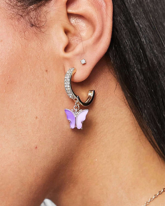 Asos monkyl earrings set