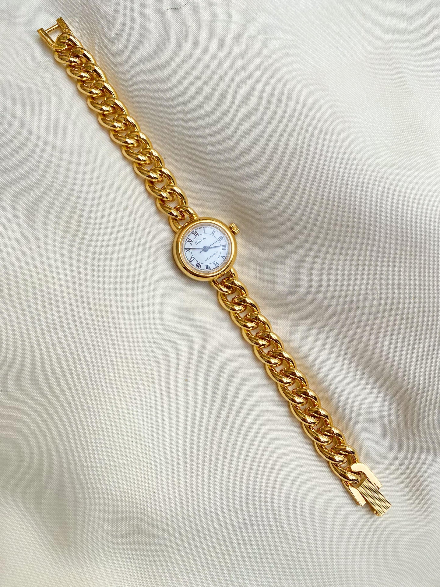 Vintage Pi camian curb chain watch
