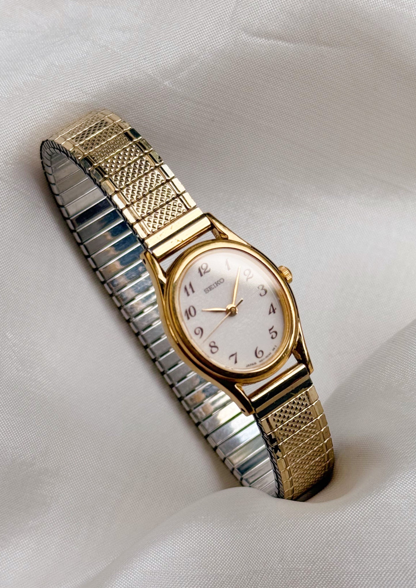 Vintage Seiko Oval Dial Gold plated watch