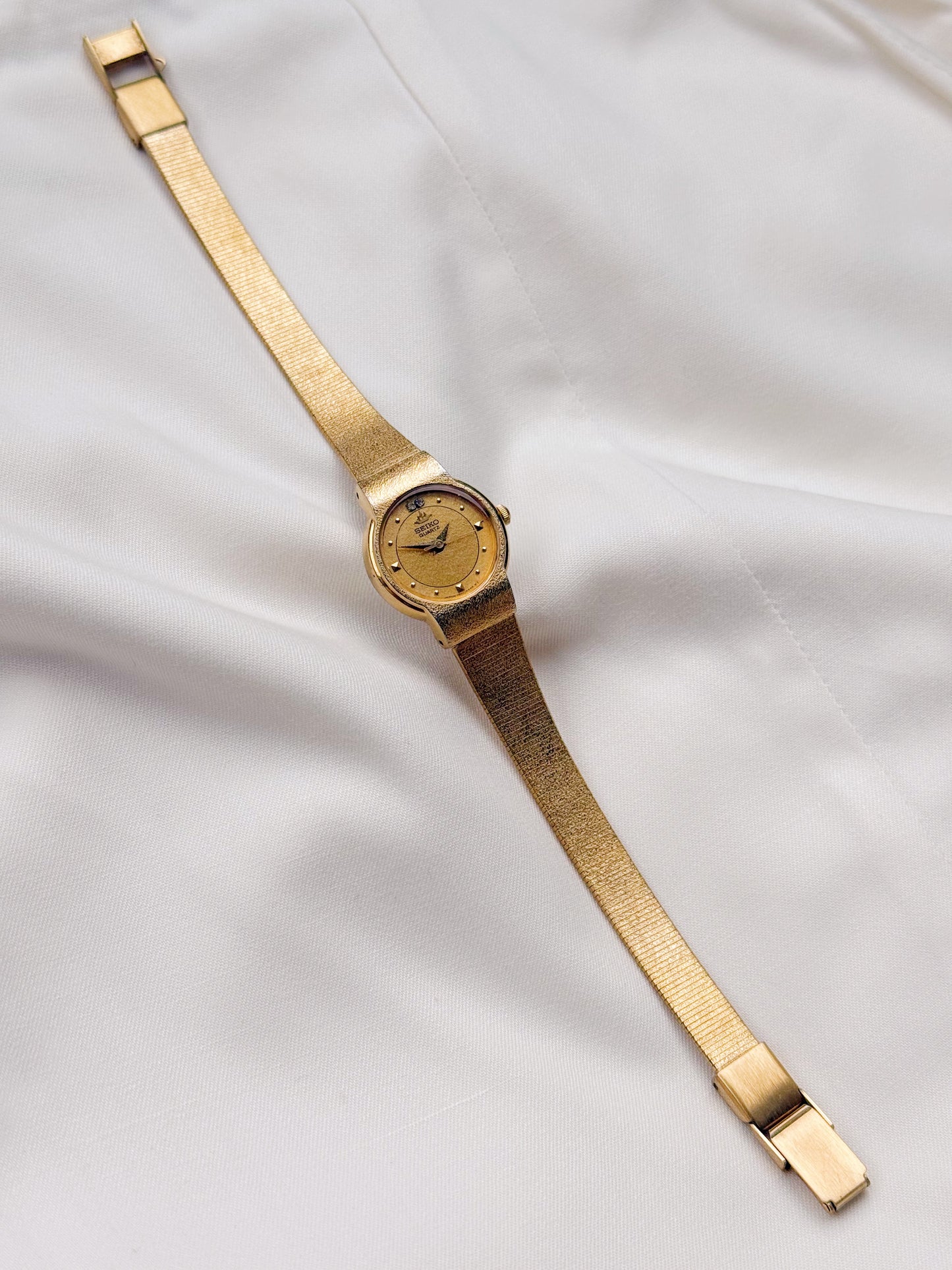 Vintage Rare Seiko gold plated watch for women