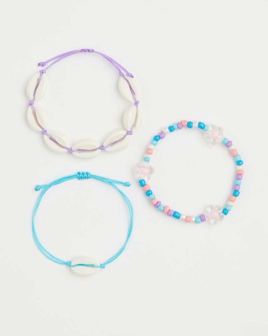 H&M beads lavender bracelets