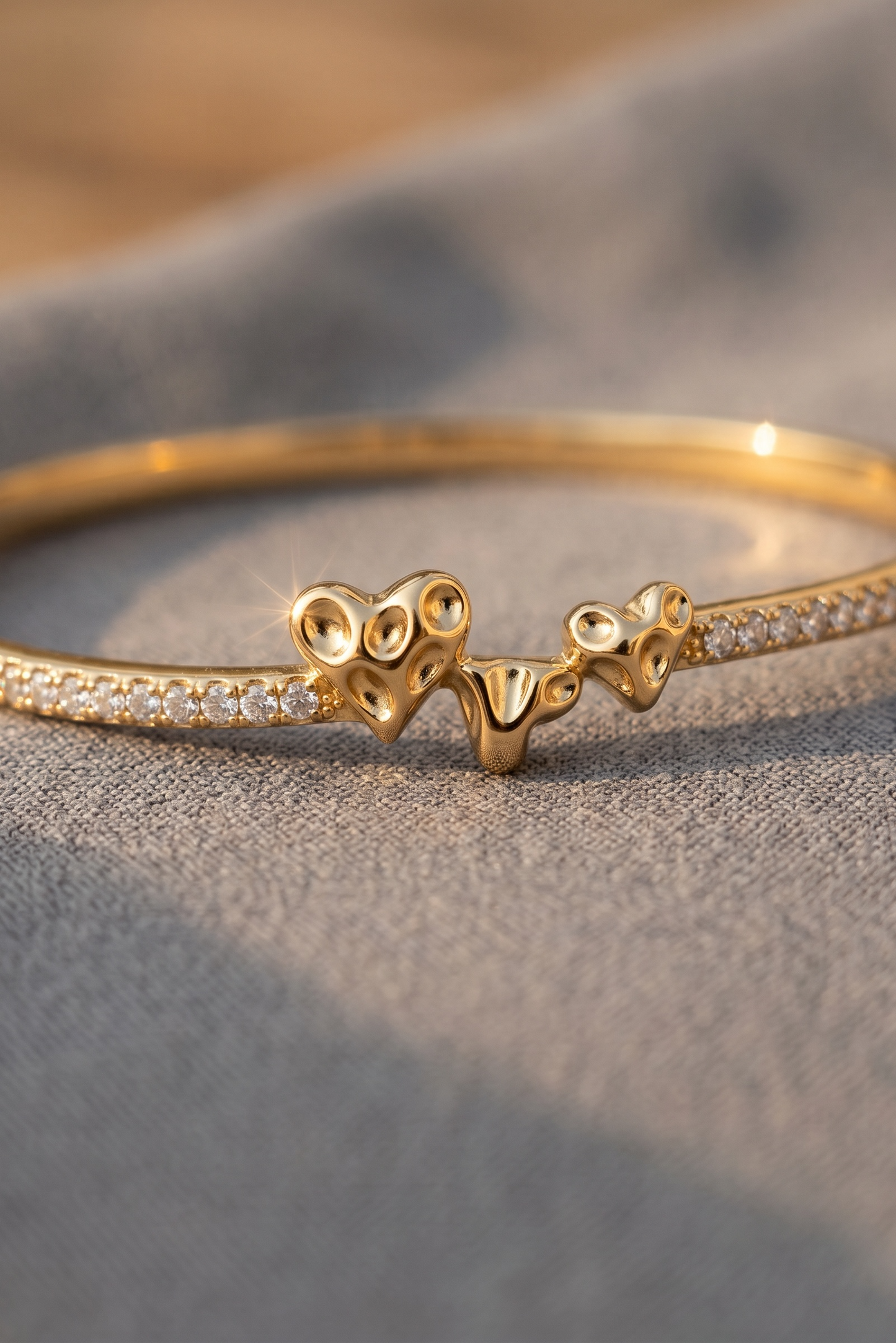 Love & Rhinestone bangle