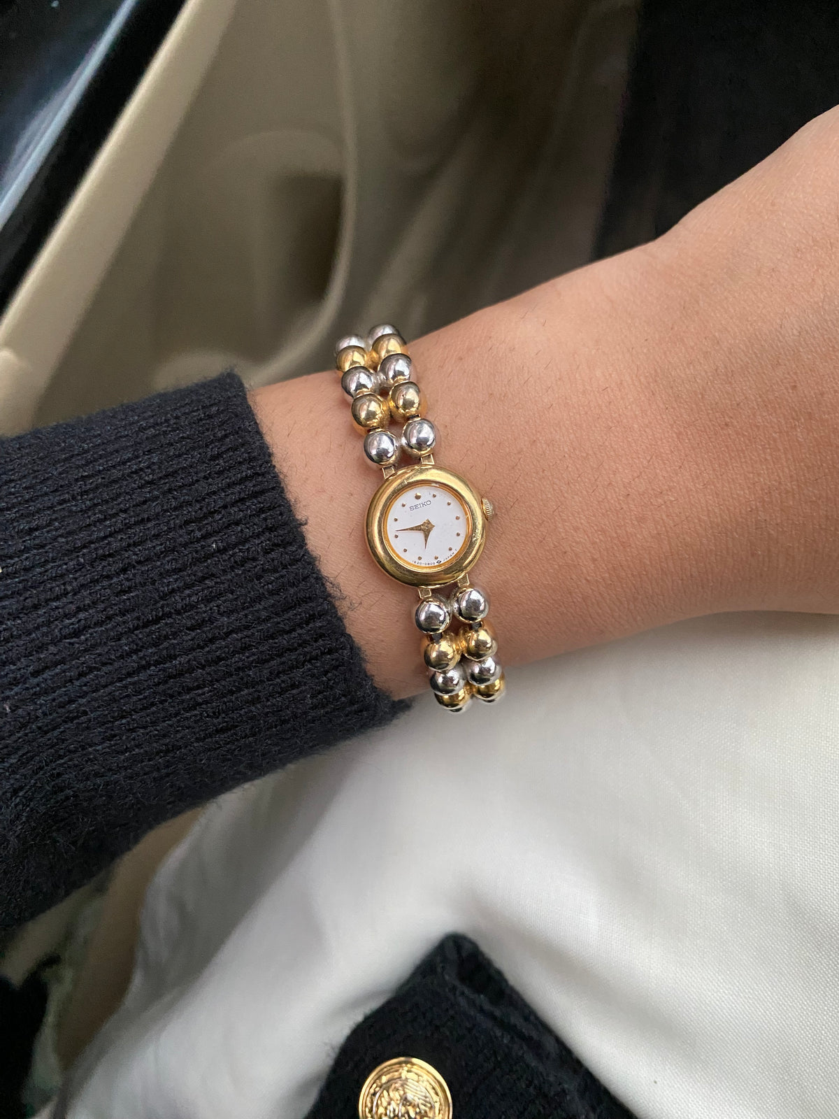 Rare Vintage Petite Seiko Two tone watch