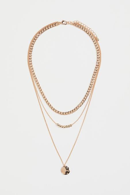 H&M three strand necklace