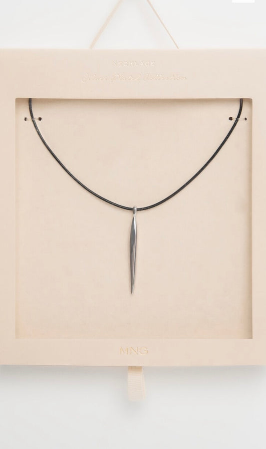 MNG silver plated necklace