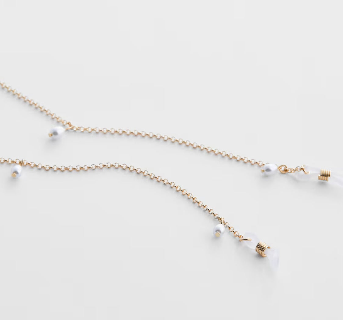 MNG glasses Pearl chain
