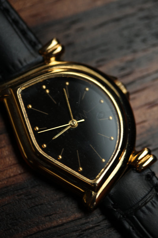 Vintage asymmetrical dial watch