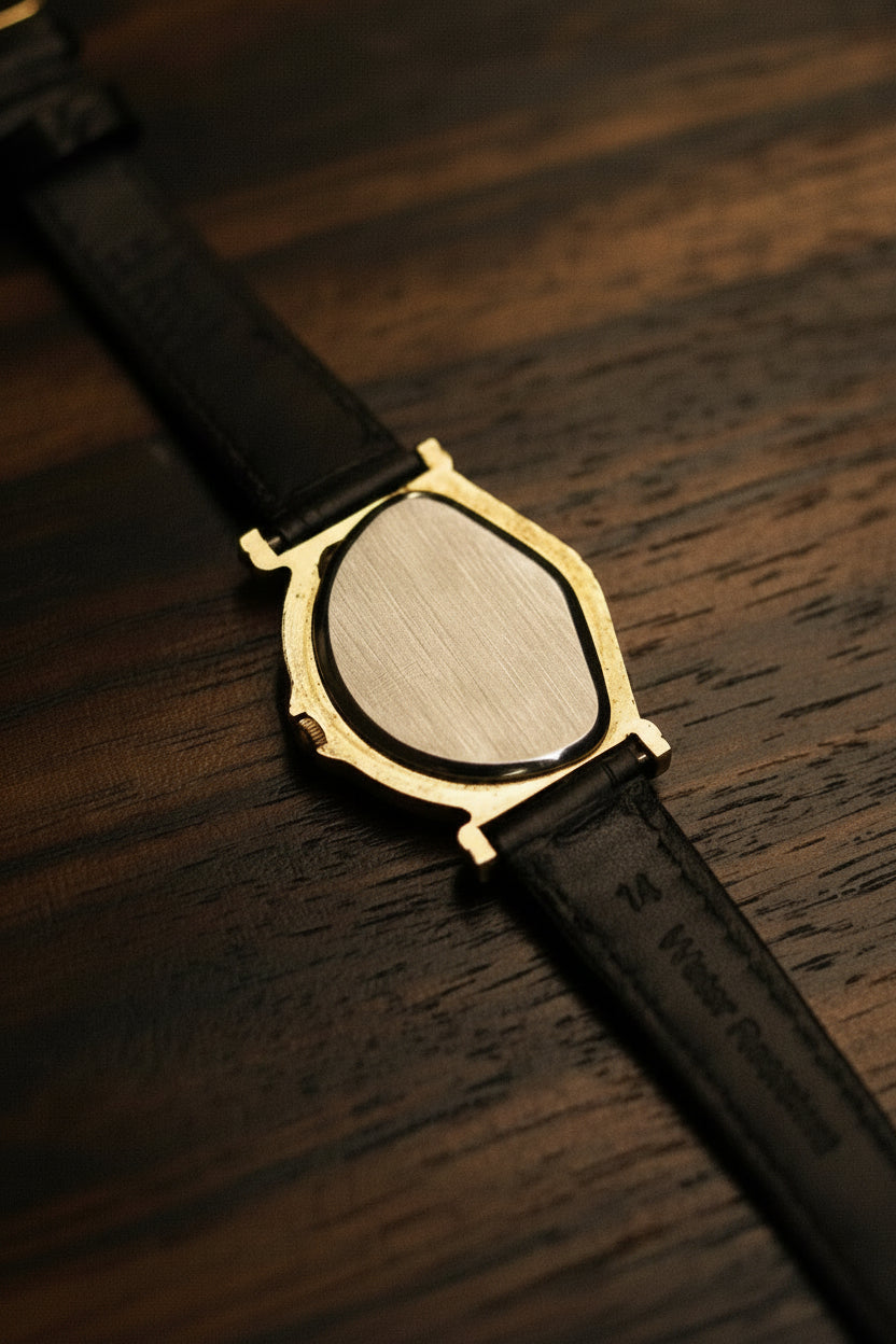 Vintage asymmetrical dial watch