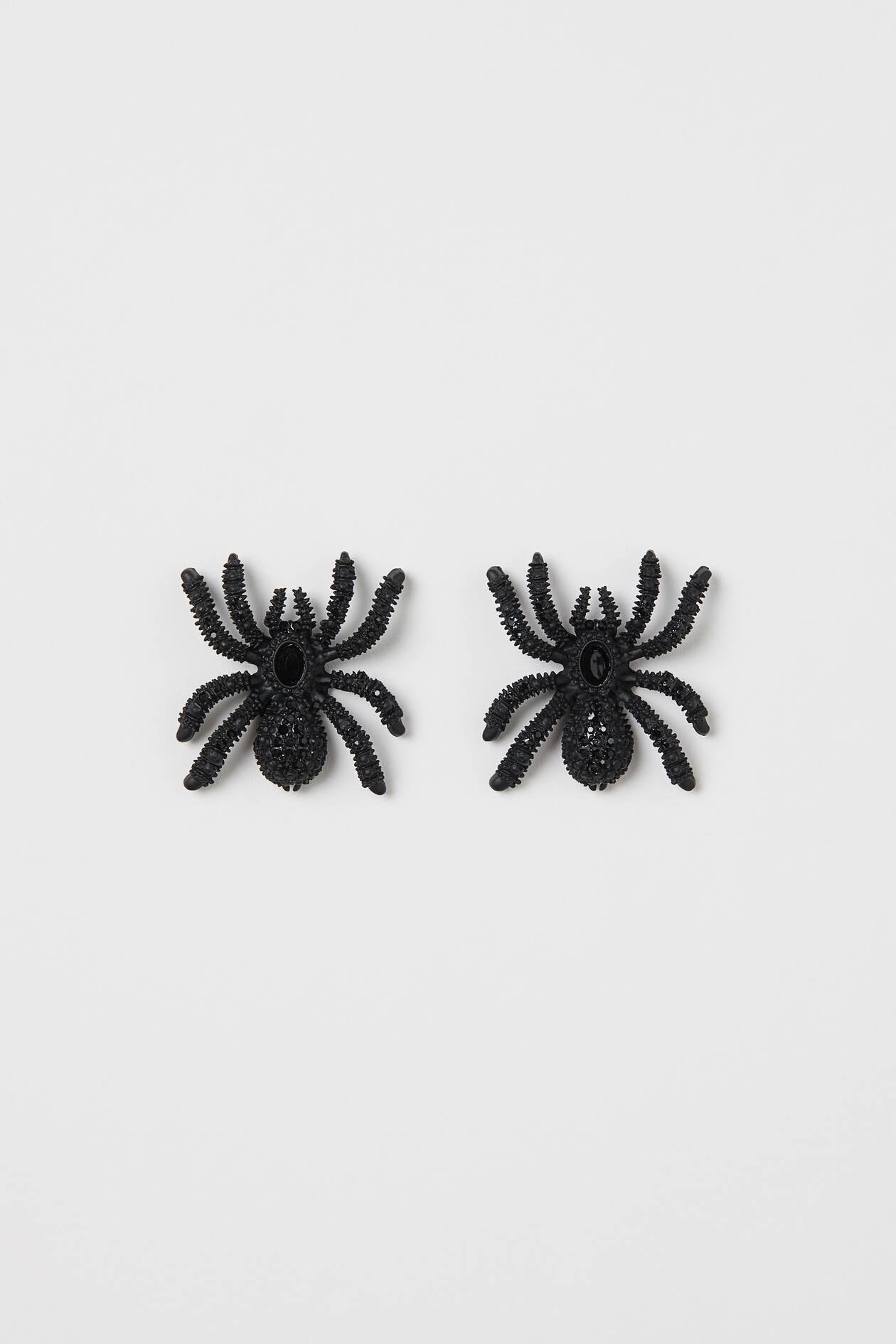 H&M SPIDER EARRINGS black