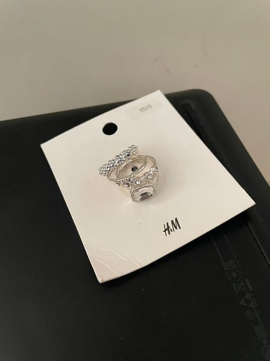 H&M silver rings