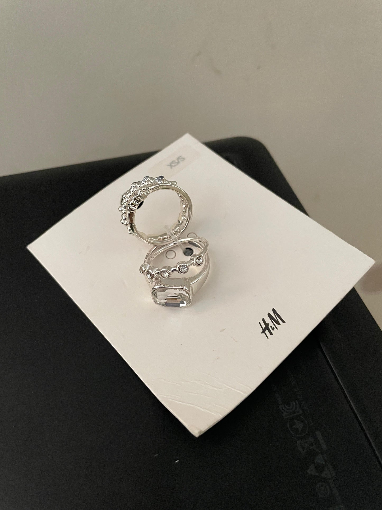 H&M silver rings