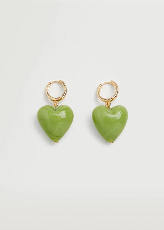 MNG Heart-Shape Earrings