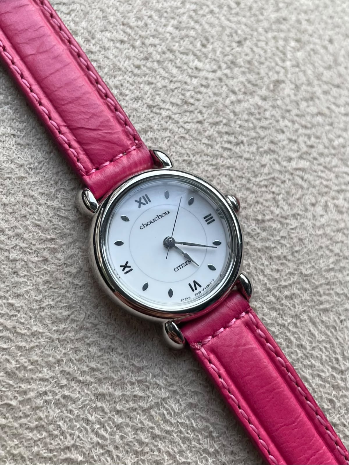 Vintage Citizen chouchou silver-  women belt watch