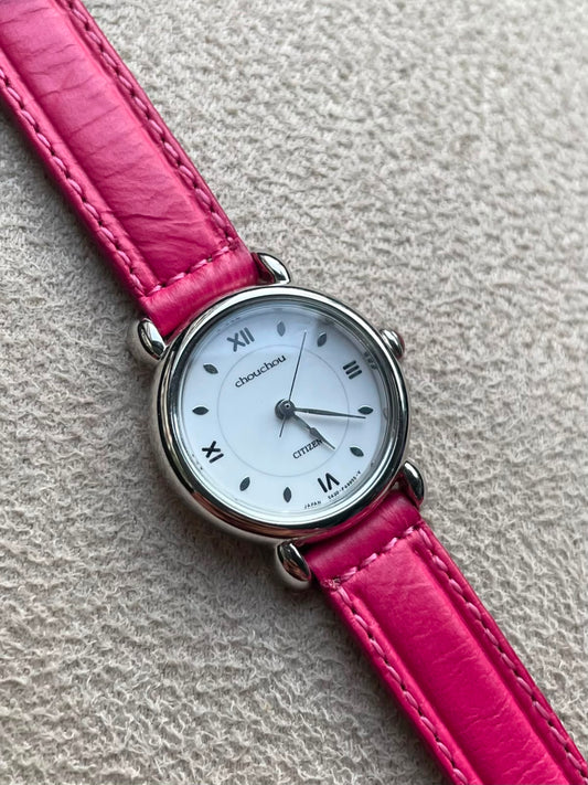 Vintage Citizen chouchou silver-  women belt watch
