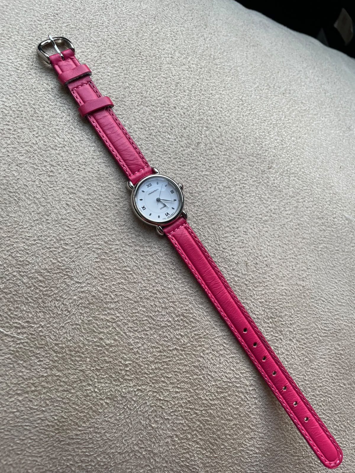 Vintage Citizen chouchou silver-  women belt watch