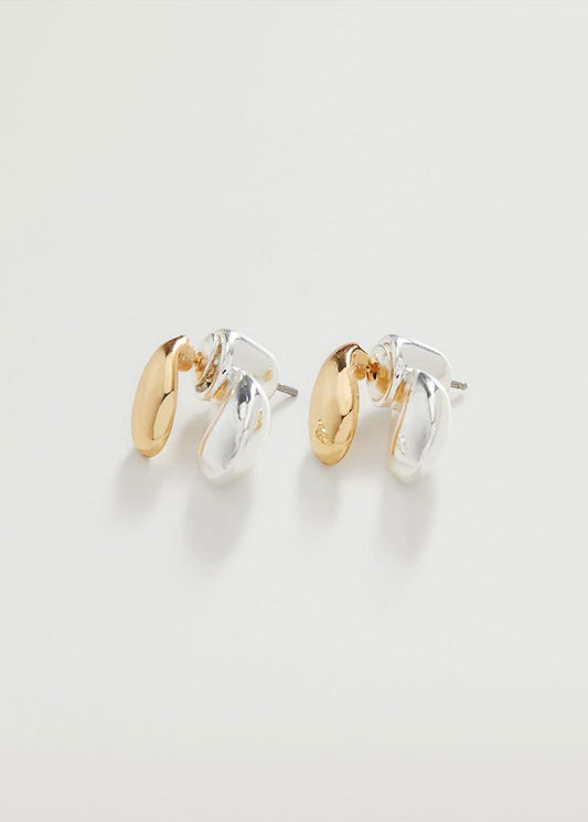 MNG Mixed Asymmetric Earrings