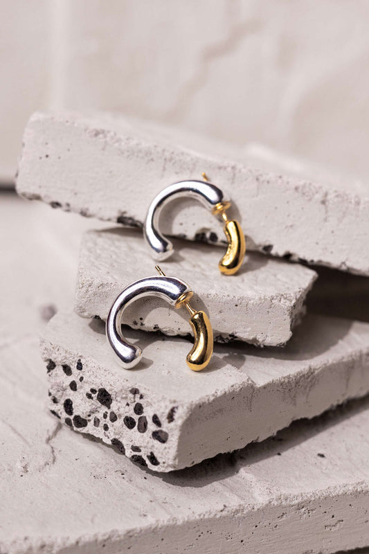 MNG Double side earrings