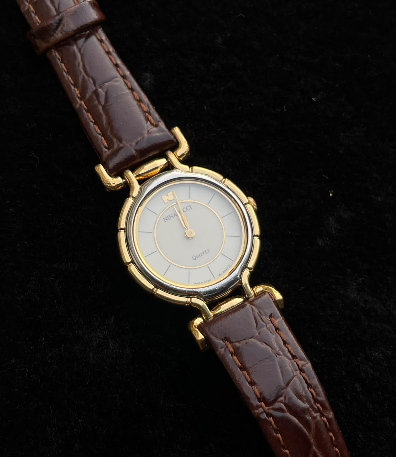 Vintage Nina Ricci two tone women’s watch