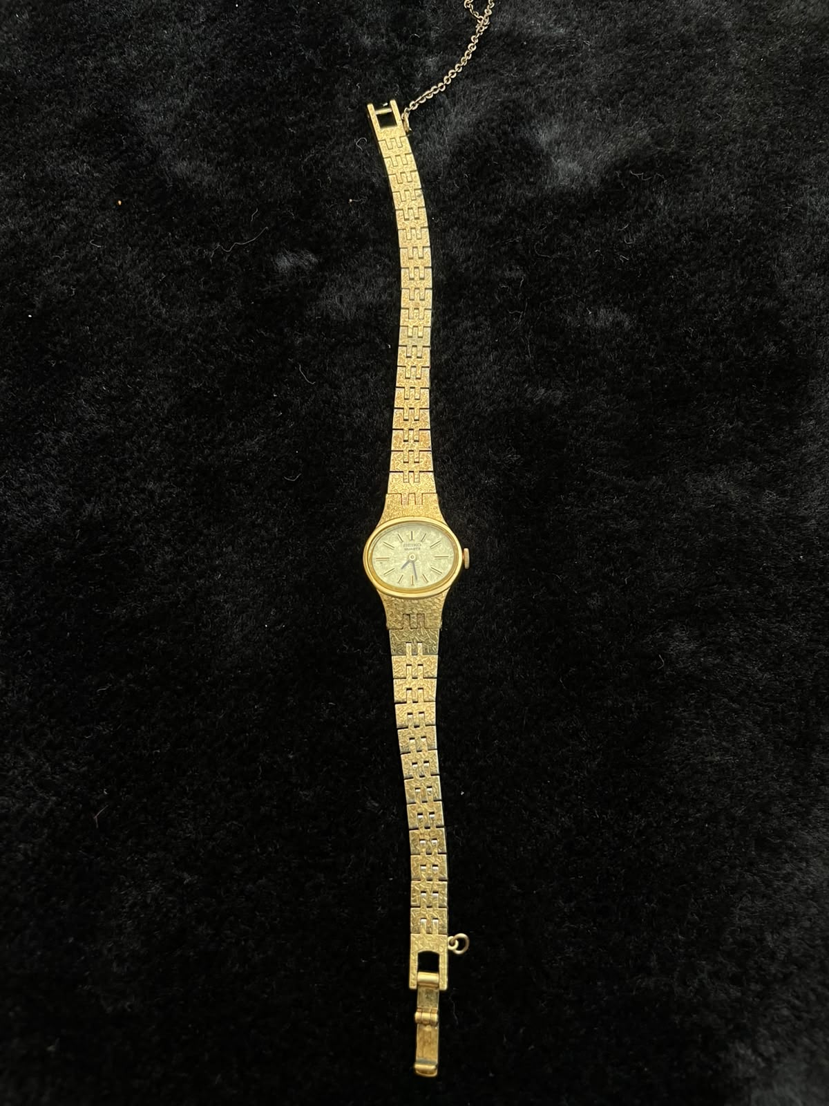 Vintage Rare Seiko petite  Gold plated watch for women