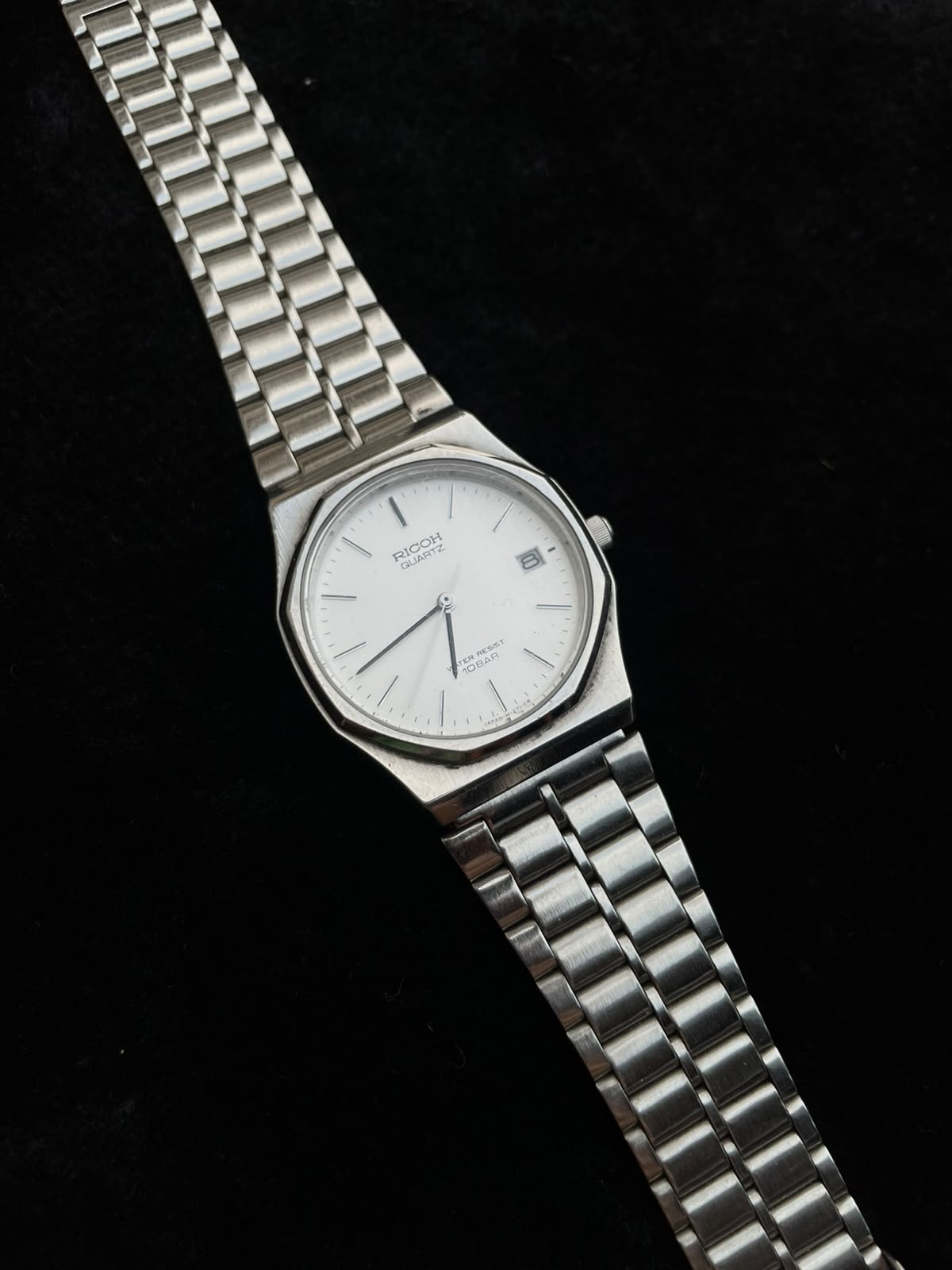 Vintage Citizen RICOH - silver Japan quartz men's watch