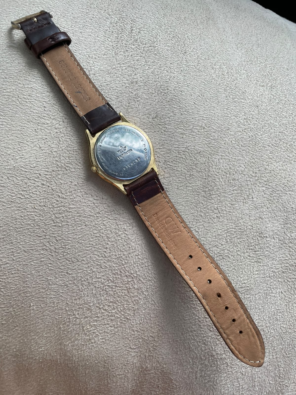 Vintage Citizen light house sub second dial unisex watch
