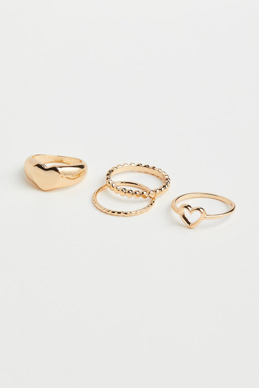 H&M 4-Pack rings