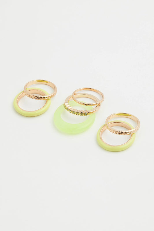 H&M 7-PACK RINGS