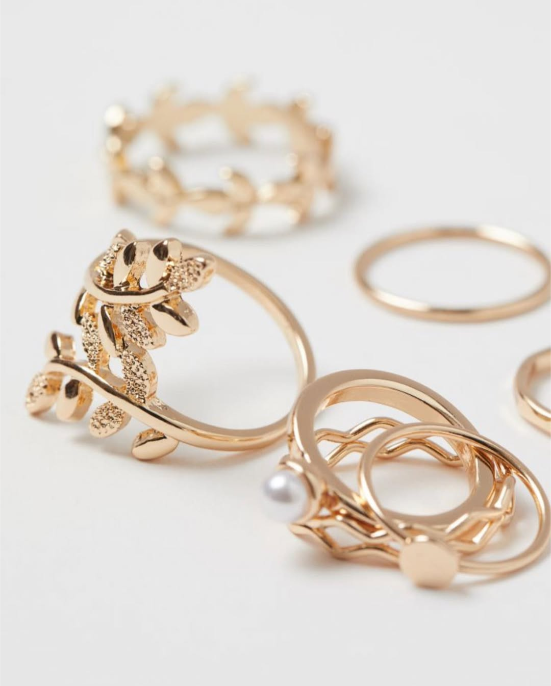 H&M multiple rings/pack of 8
