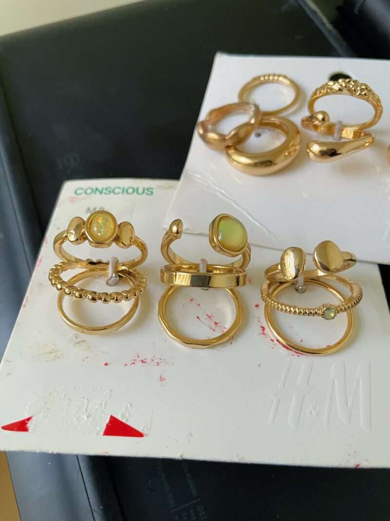 H&M stone rings