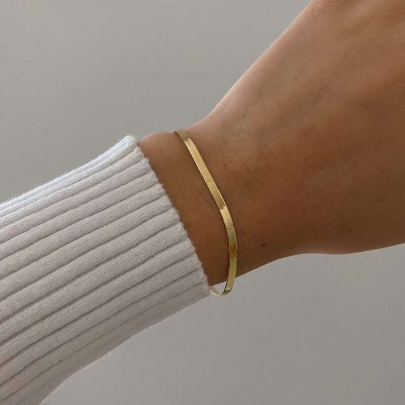 Gold plated bracelet