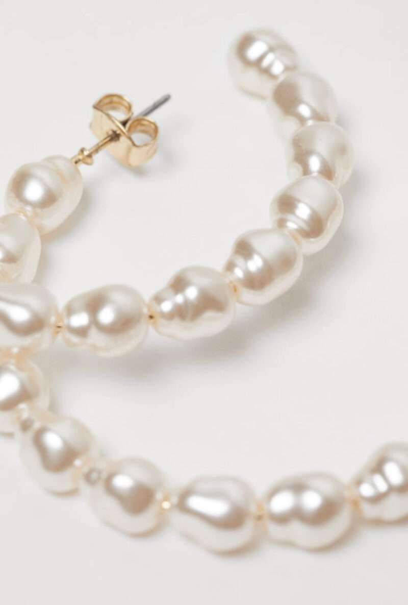 H&M Pearl hoops - Image 2