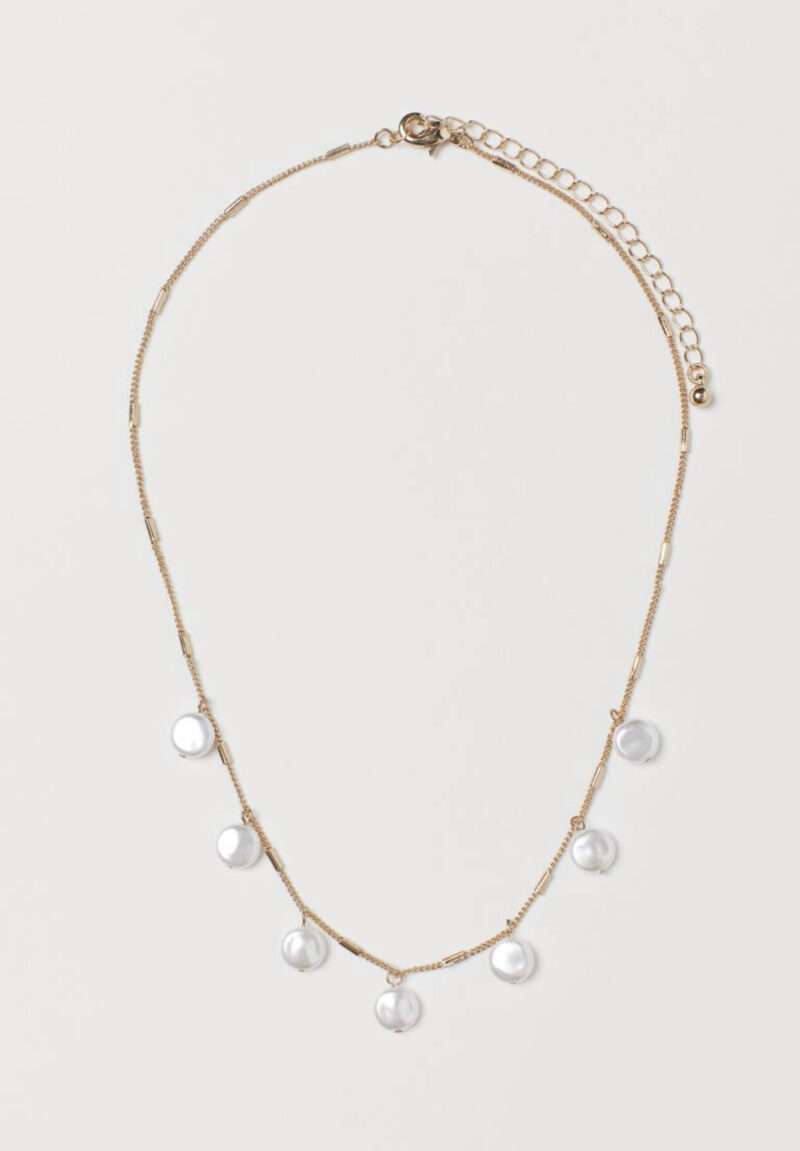 H&M Pearl drop necklace