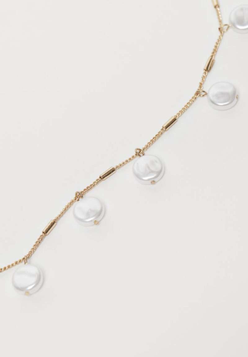 H&M Pearl drop necklace - Image 2