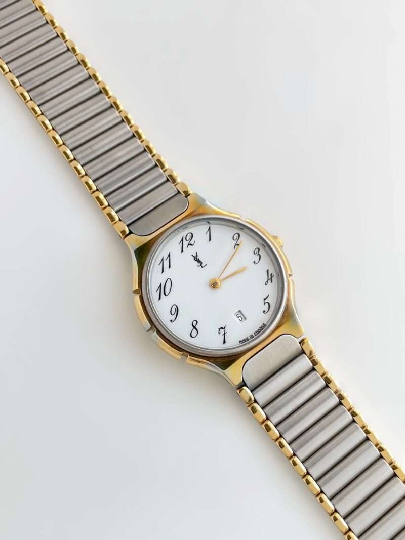 YSL 1990s Two tone watch - Image 3